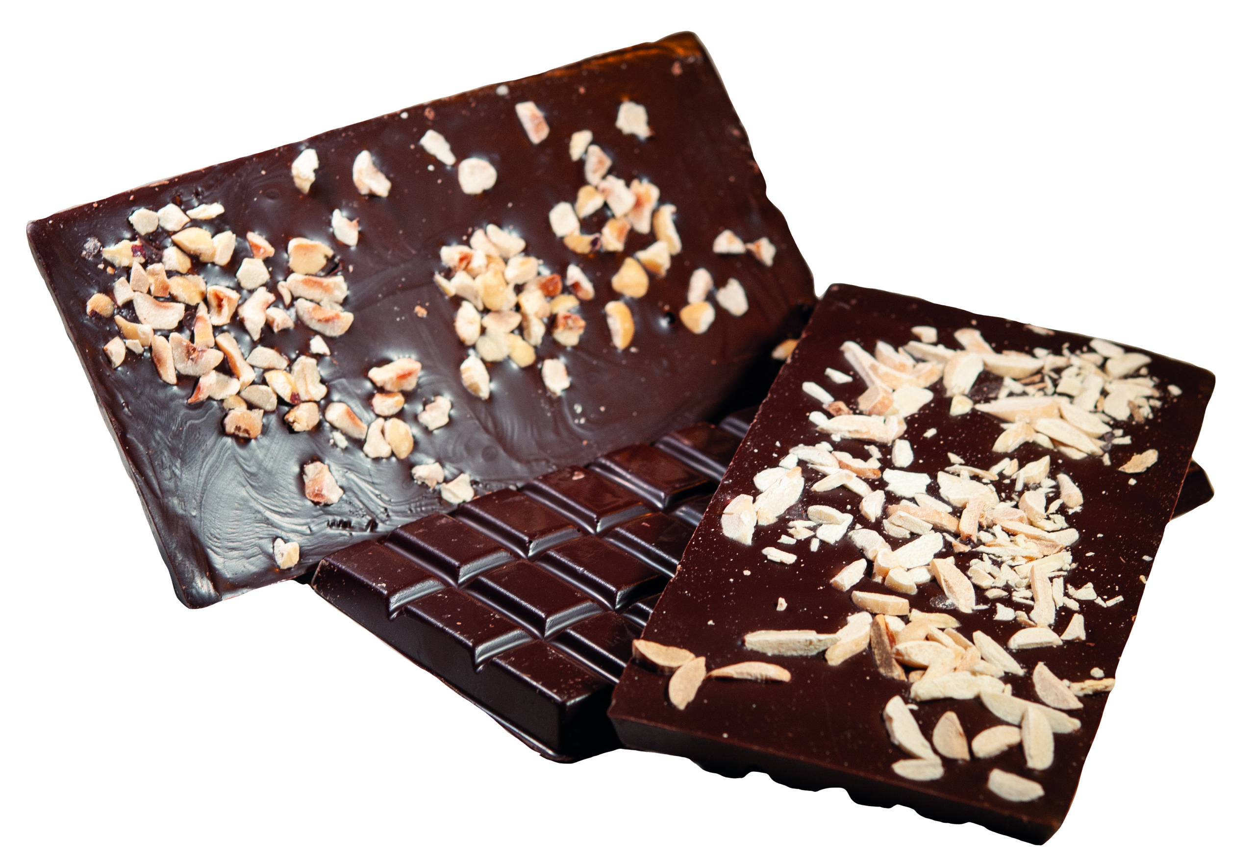 Tablette de chocolat noir et Fruits Secs - 100g - Chocolaterie La  Frigoulette