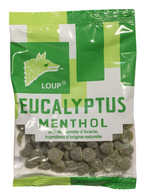 sachet de bonbons loup eucalyptus