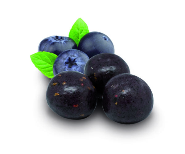 perles de fruit myrtille et chocolat confiserie adam